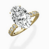 Bezel Vintage Style Engagement Ring