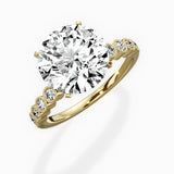 Bezel Vintage Style Engagement Ring