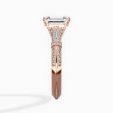 Six Prong Vintage Style Engagement Ring