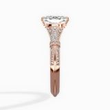 Six Prong Vintage Style Engagement Ring