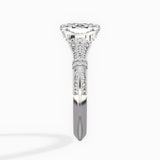 Six Prong Vintage Style Engagement Ring