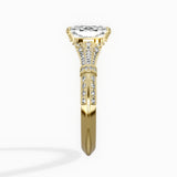 Six Prong Vintage Style Engagement Ring