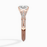 Six Prong Vintage Style Engagement Ring