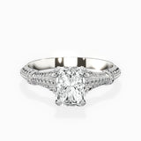 Six Prong Vintage Style Engagement Ring