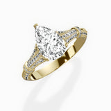 Six Prong Vintage Style Engagement Ring