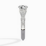 Six Prong Vintage Style Engagement Ring