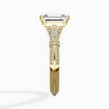 Six Prong Vintage Style Engagement Ring