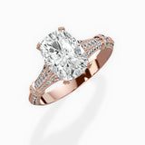 Six Prong Vintage Style Engagement Ring