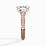 Six Prong Vintage Style Engagement Ring