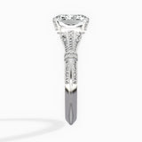 Six Prong Vintage Style Engagement Ring