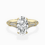 Six Prong Vintage Style Engagement Ring
