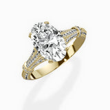 Six Prong Vintage Style Engagement Ring