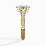 Six Prong Vintage Style Engagement Ring