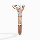 Six Prong Vintage Style Engagement Ring