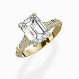 Six Prong Vintage Style Engagement Ring