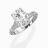 Six Prong Vintage Style Engagement Ring