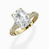 Six Prong Vintage Style Engagement Ring