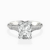 Six Prong Vintage Style Engagement Ring