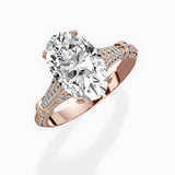 Six Prong Vintage Style Engagement Ring
