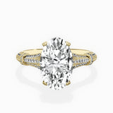 Six Prong Vintage Style Engagement Ring