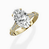Six Prong Vintage Style Engagement Ring