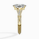 Six Prong Vintage Style Engagement Ring