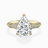 Six Prong Vintage Style Engagement Ring
