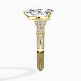 Six Prong Vintage Style Engagement Ring