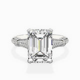 Six Prong Vintage Style Engagement Ring