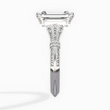 Six Prong Vintage Style Engagement Ring