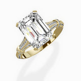 Six Prong Vintage Style Engagement Ring