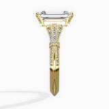 Six Prong Vintage Style Engagement Ring