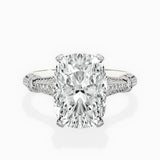 Six Prong Vintage Style Engagement Ring