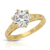 Classic Vintage Style Engagement Ring