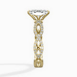 Infinity Band Vintage Style Engagement Ring