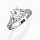 Romantic Vintage Style Engagement Ring
