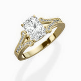 Romantic Vintage Style Engagement Ring