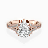 Romantic Vintage Style Engagement Ring