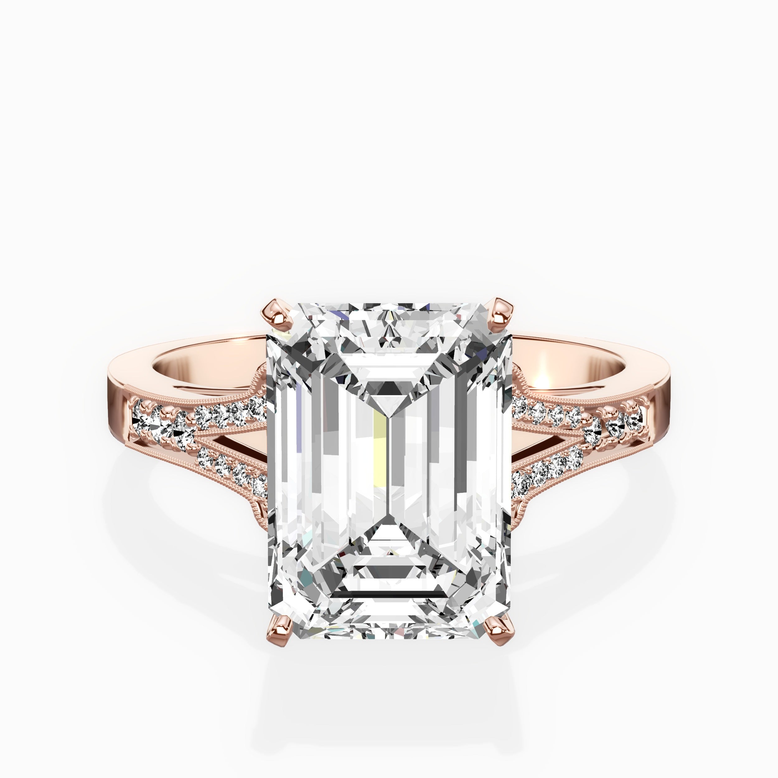 Romantic Vintage Style Engagement Ring