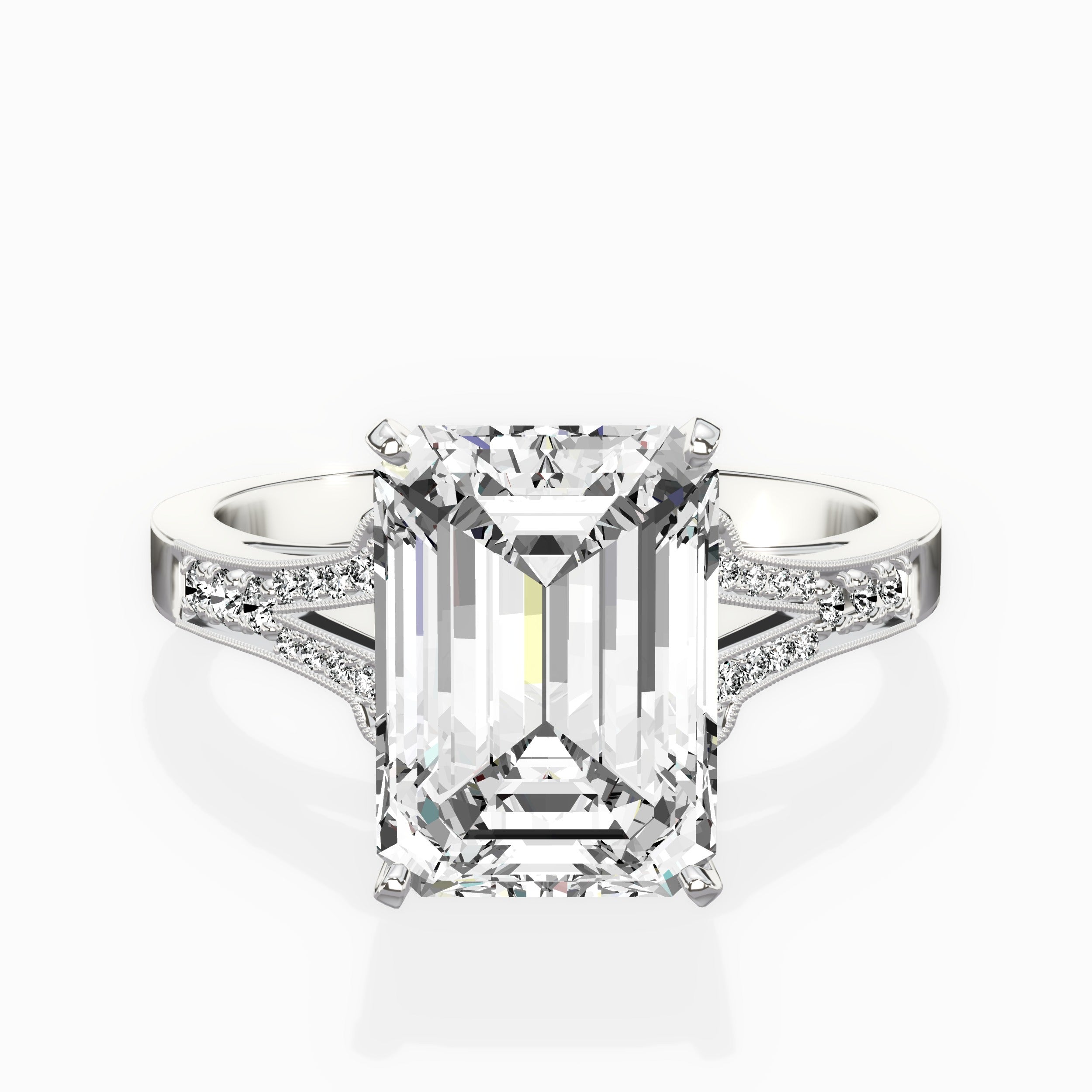Romantic Vintage Style Engagement Ring