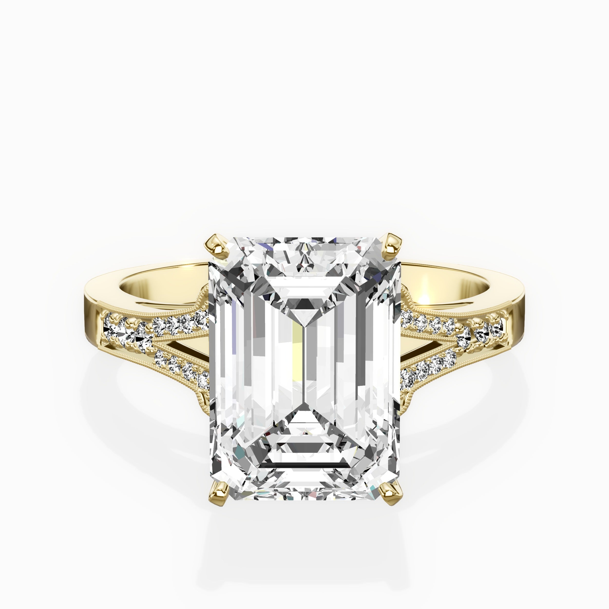 Romantic Vintage Style Engagement Ring