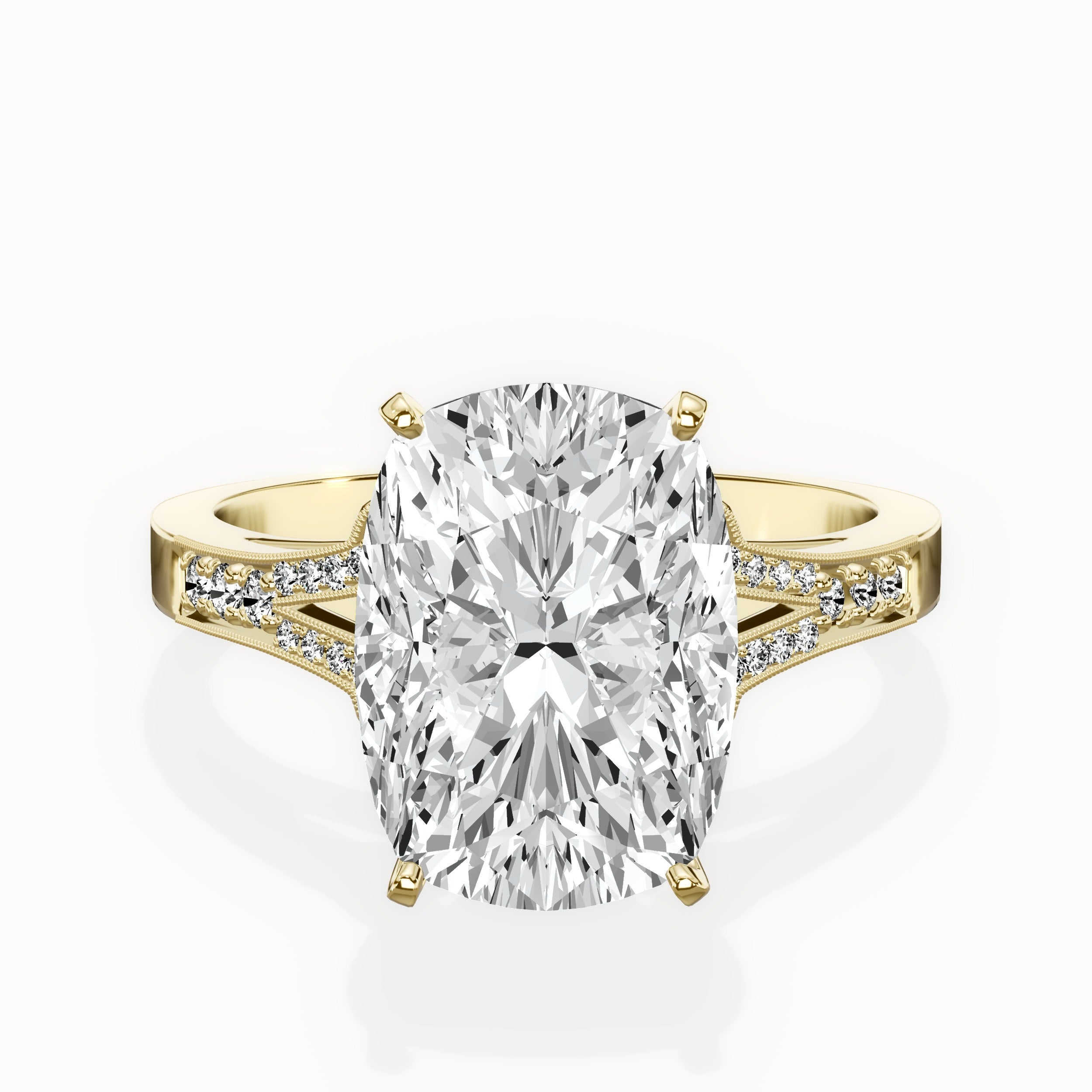 Romantic Vintage Style Engagement Ring