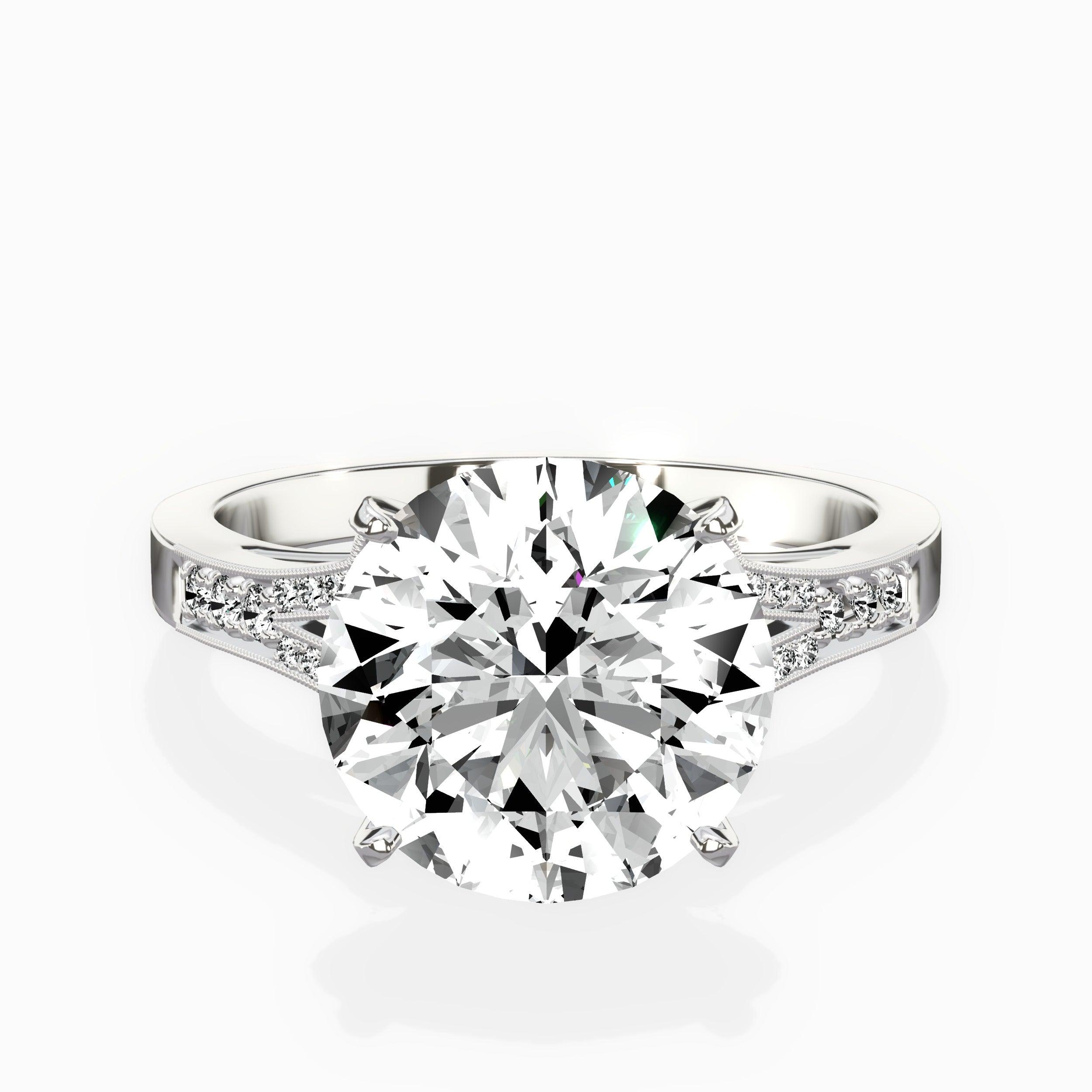 Romantic Vintage Style Engagement Ring