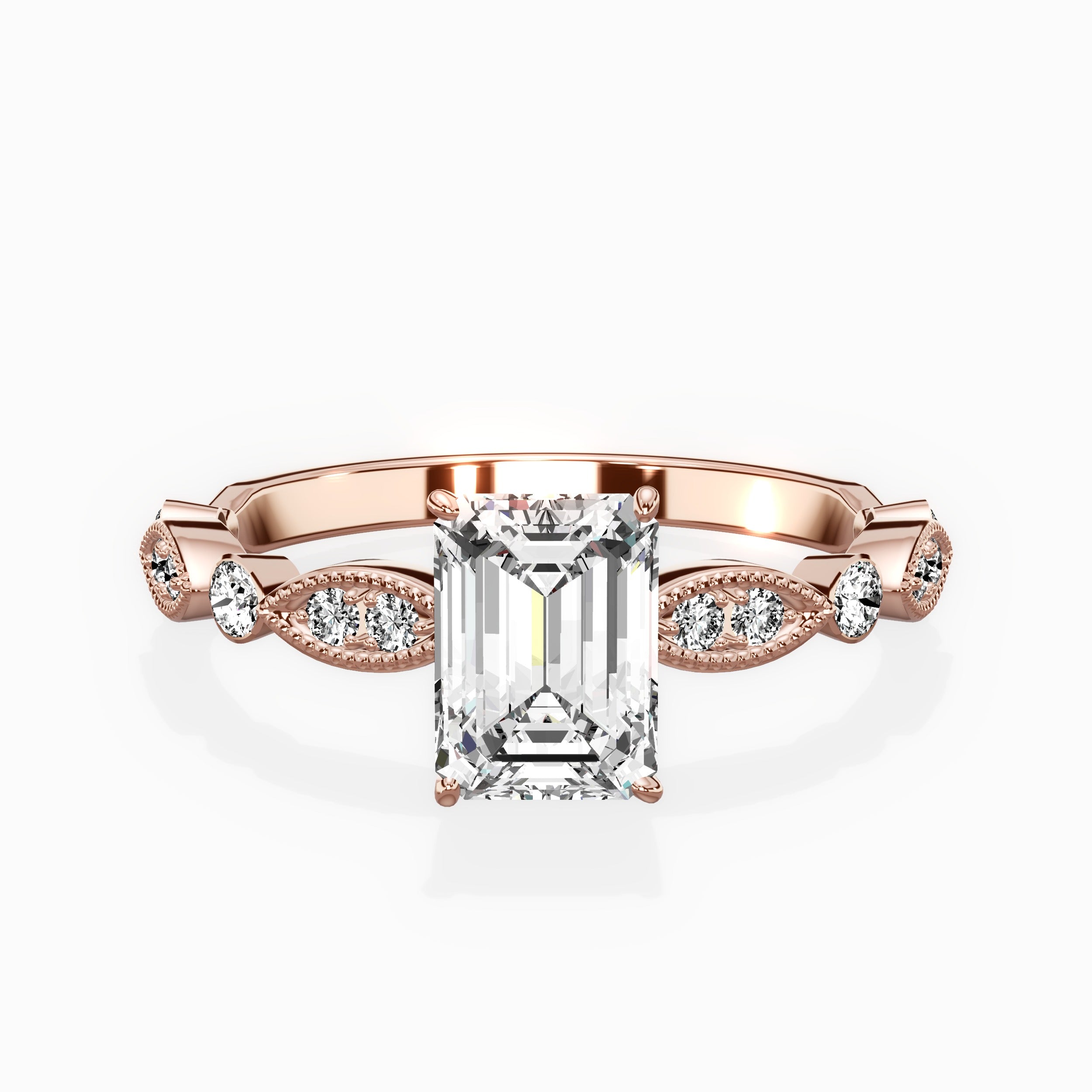 Timeless Vintage Style Engagement Ring