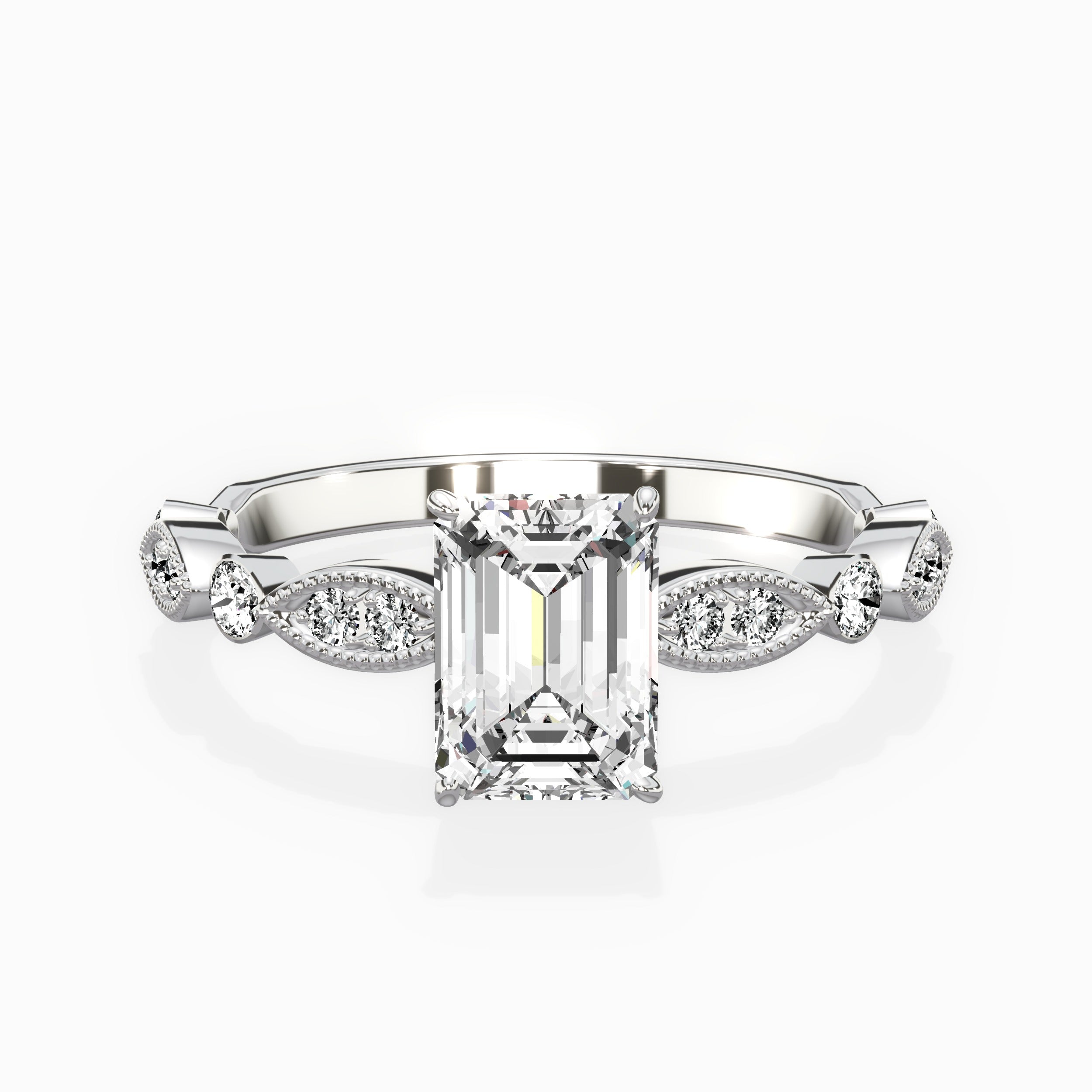Timeless Vintage Style Engagement Ring