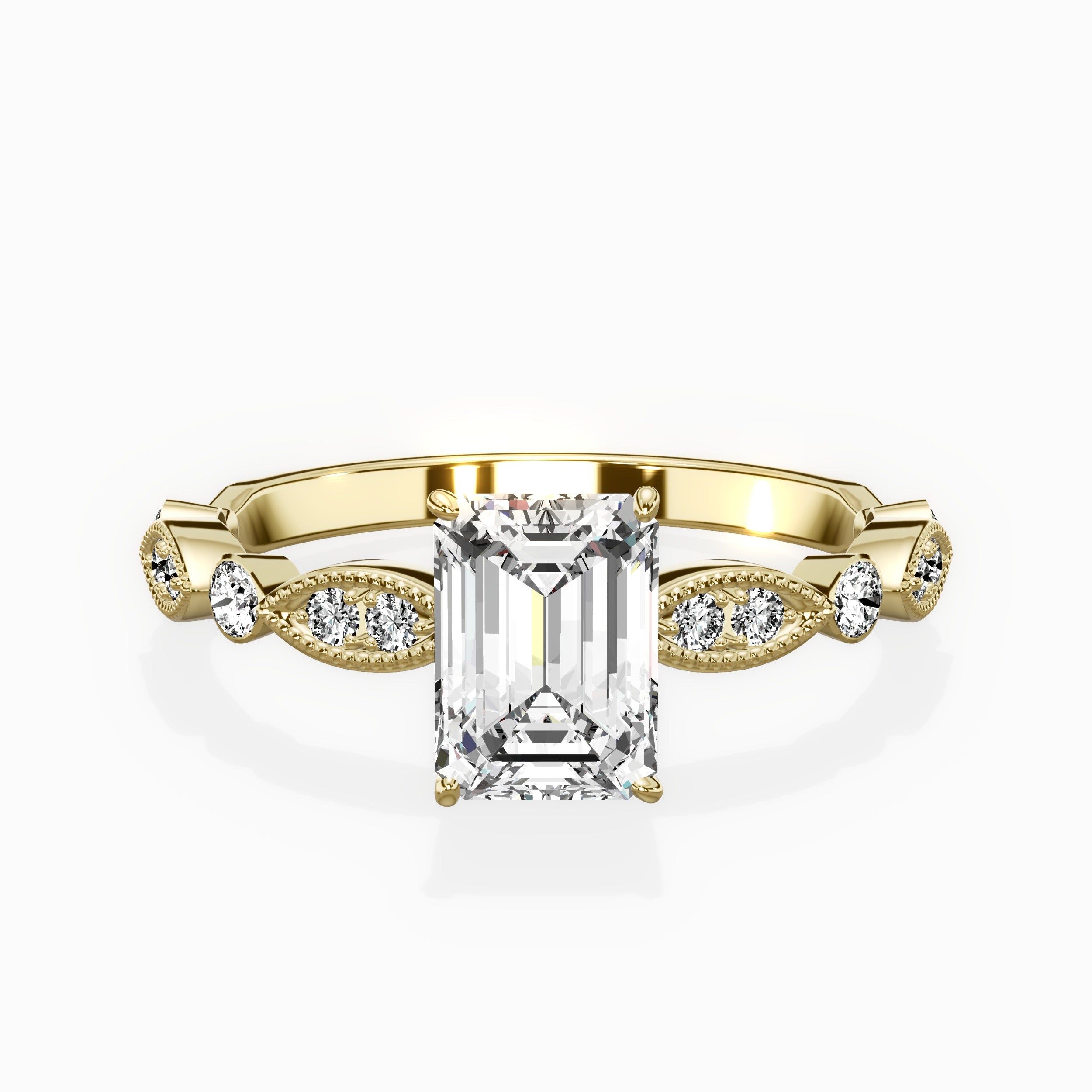 Timeless Vintage Style Engagement Ring