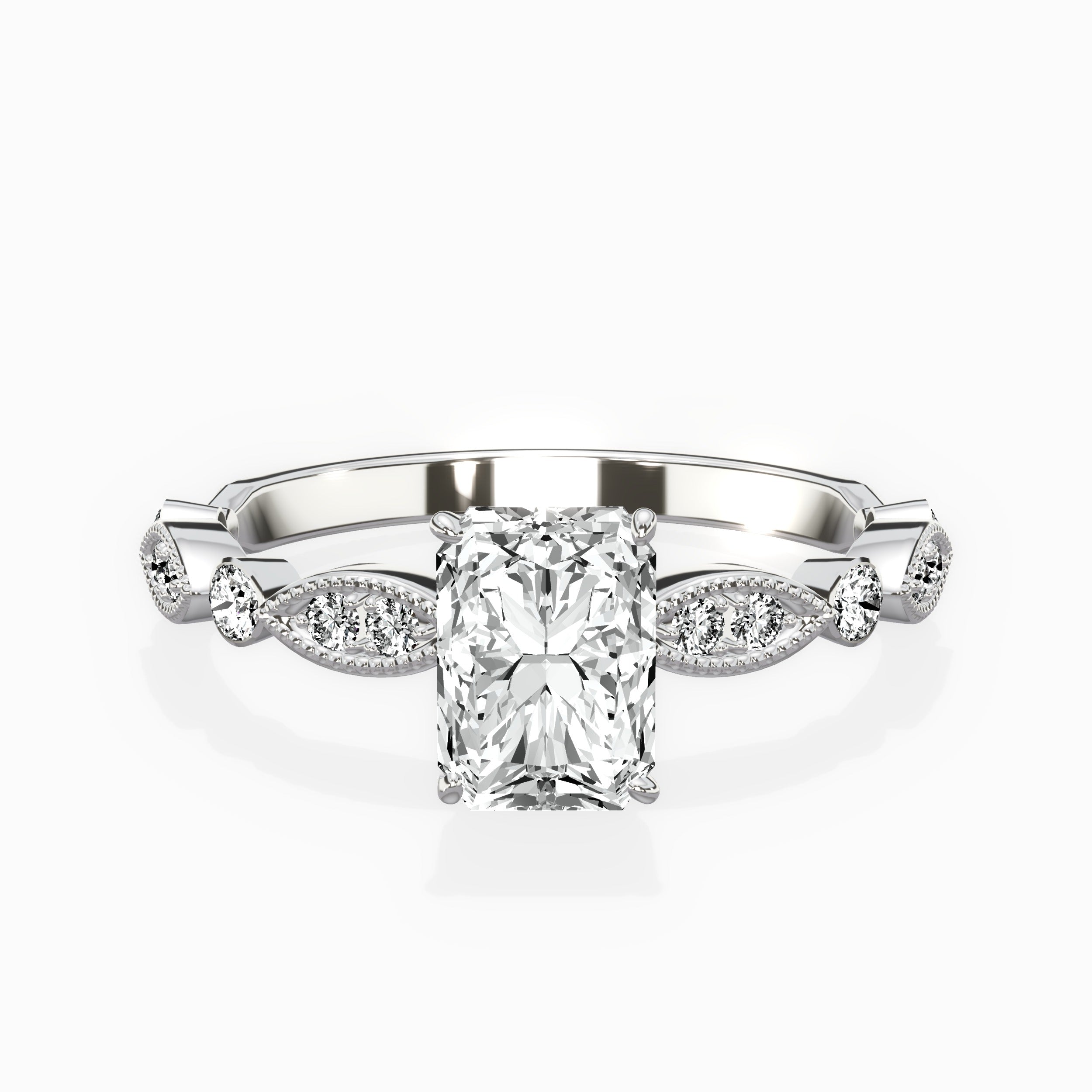 Timeless Vintage Style Engagement Ring
