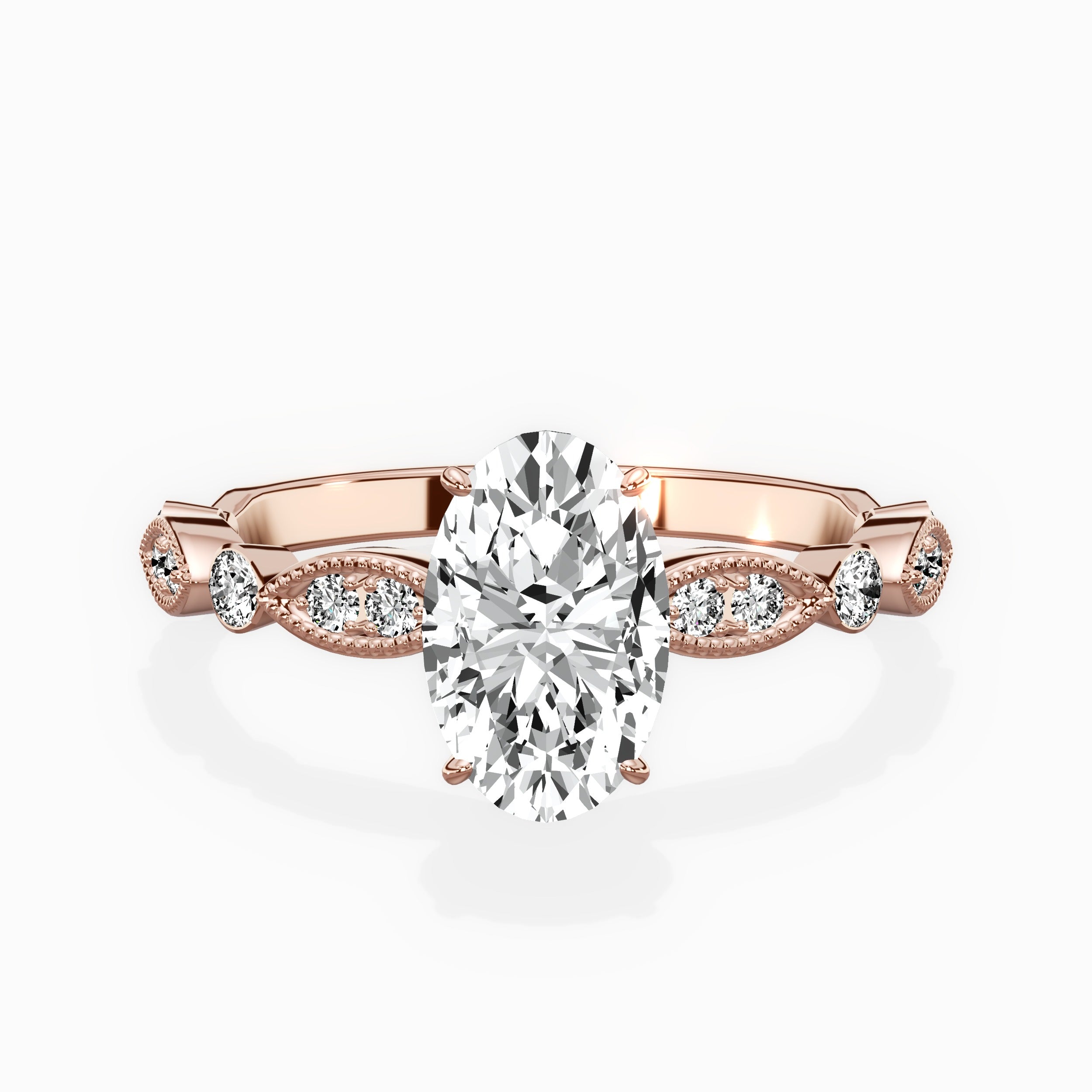 Timeless Vintage Style Engagement Ring