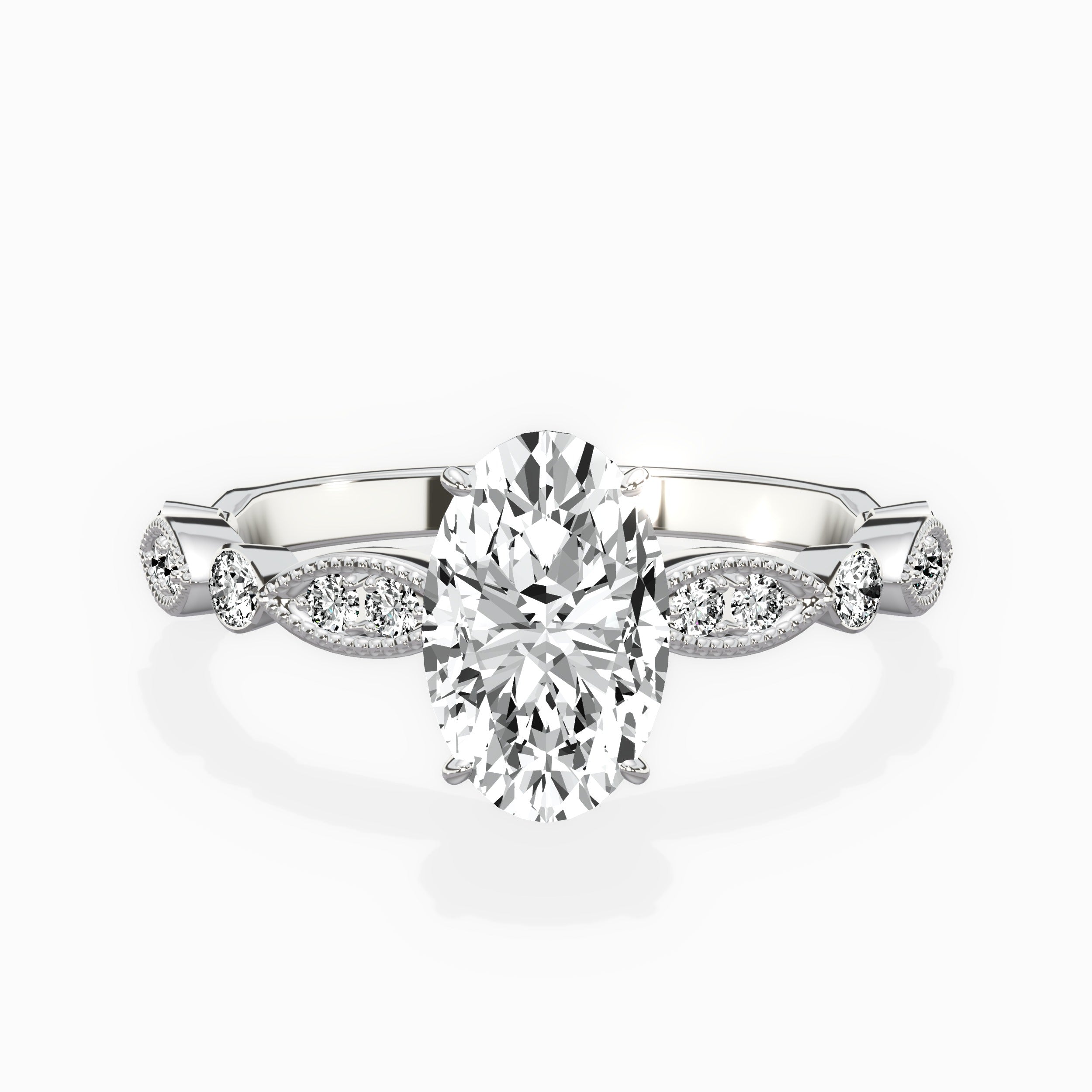 Timeless Vintage Style Engagement Ring