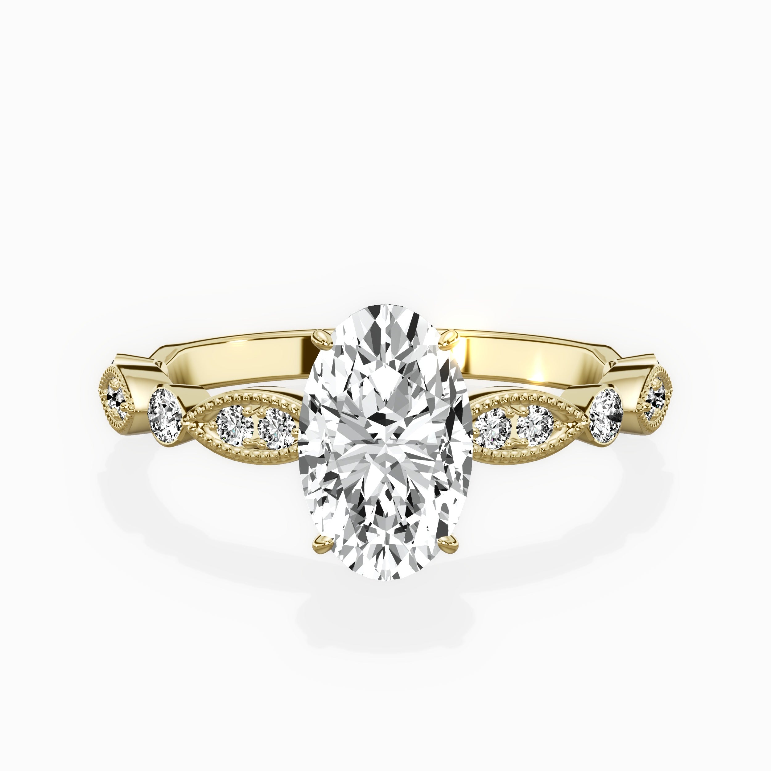 Timeless Vintage Style Engagement Ring